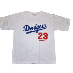 DODGERS #23 KARROS Kragen Auto Parts Mens Tshirt LOGOS UNLTD Sz. OSFM XL